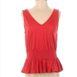 Ann Taylor Vivid Red Tank Top